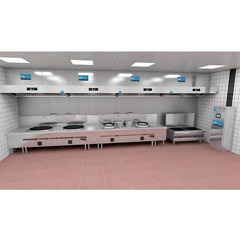 Commercial Kitchen Dual-Module Intelligent Self-Cleaning Integrated System