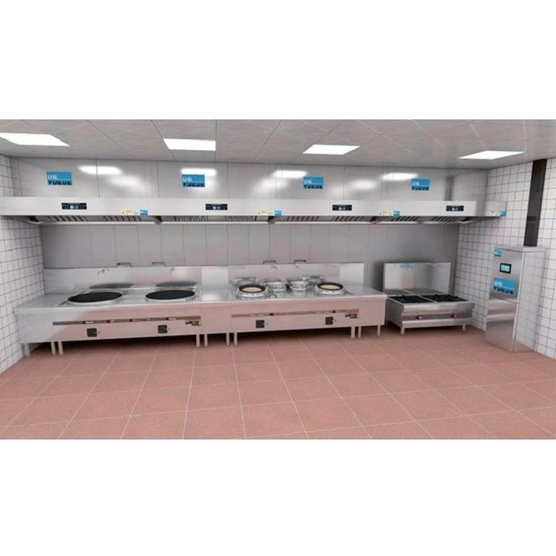Dual-Module Intelligent Self-Cleaning Exhaust Hood Integrated System